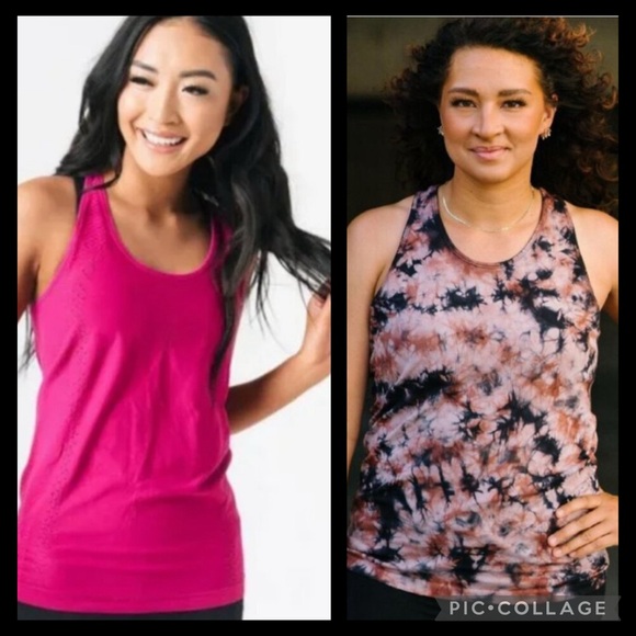 Zyia Seamless Razor Back Tank Lot - Picture 1 of 7